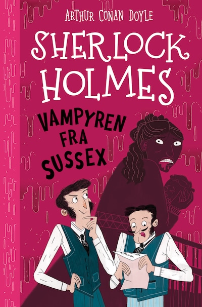 Sherlock Holmes (8) Vampyren fra Sussex – omslag til lydbogen af Arthur Conan Doyle