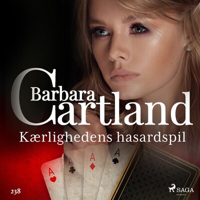 Kærlighedens hasardspil – omslag til lydbogen af Barbara Cartland