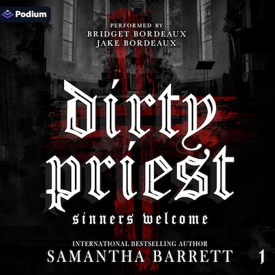 Dirty Priest – omslag til lydbogen af Samantha Barrett