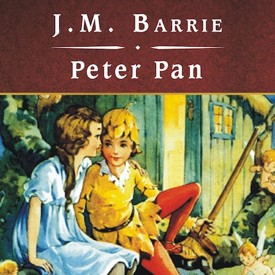 Peter Pan, with eBook – omslag til lydbogen af J. M. Barrie