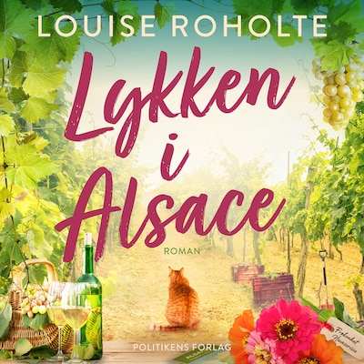 Lykken i Alsace – omslag til lydbogen af Louise Roholte