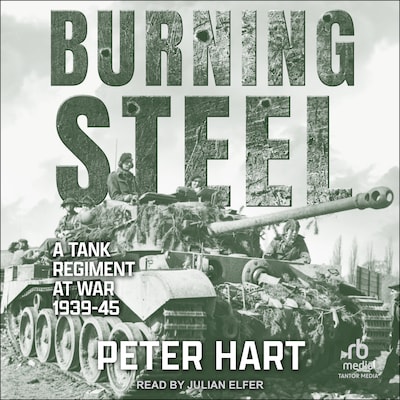 Burning Steel – omslag til lydbogen af Peter Hart