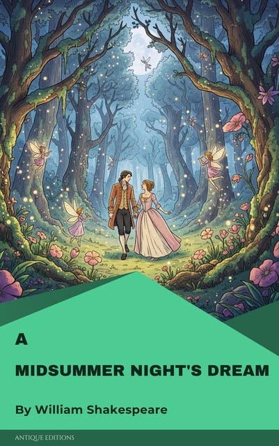 A Midsummer Night's Dream: A Timeless Romantic Comedy of Magic, Mischief & Enchanted Love – omslag til lydbogen af William Shakespeare