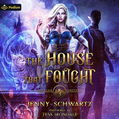 The House that Fought – omslag til lydbogen af Jenny Schwartz