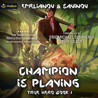 True Hero – omslag til lydbogen af Anton Emelianov, Sergei Savinov
