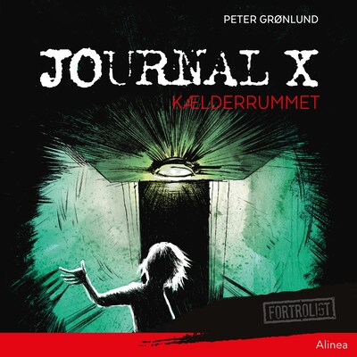 Journal X - Kælderrummet – omslag til lydbogen af Peter Grønlund