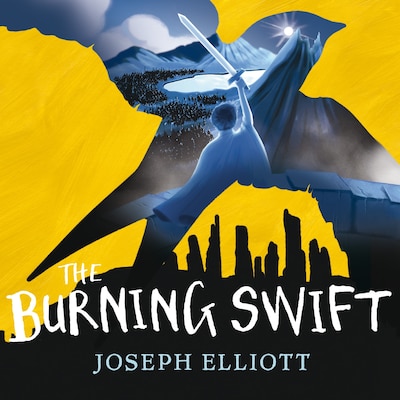 The Burning Swift – omslag til lydbogen af Joseph Elliott