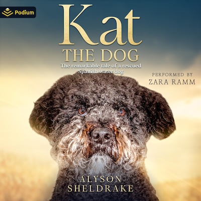 Kat the Dog: The Remarkable Tale of a Rescued Spanish Water Dog – omslag til lydbogen af Alyson Sheldrake