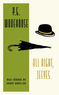 All right, Jeeves – omslag till ljudboken av P.G. Wodehouse