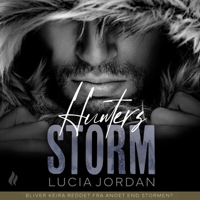 Hunters storm – omslag til lydbogen af Lucia Jordan
