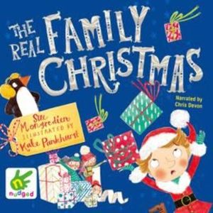 The Real Family Christmas – okładka audiobooka, autor Sue Mongredien