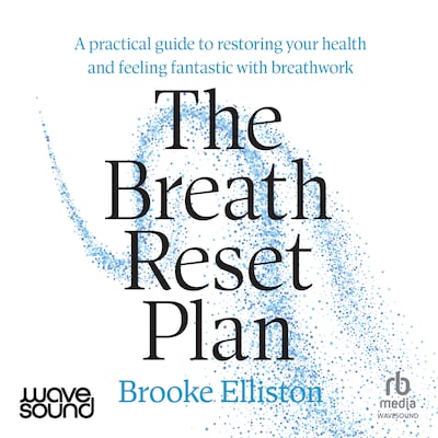 The Breath Reset Plan – omslag til lydbogen af Brooke Elliston