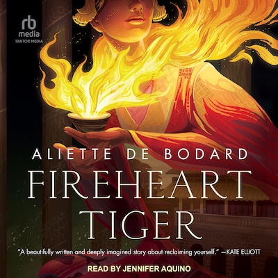 Fireheart Tiger – omslag til lydbogen af Aliette de Bodard
