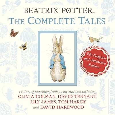 Beatrix Potter The Complete Tales – omslag til lydbogen af Beatrix Potter