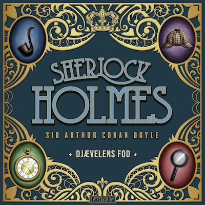 Djævelens fod – omslag til lydbogen af Arthur Conan Doyle
