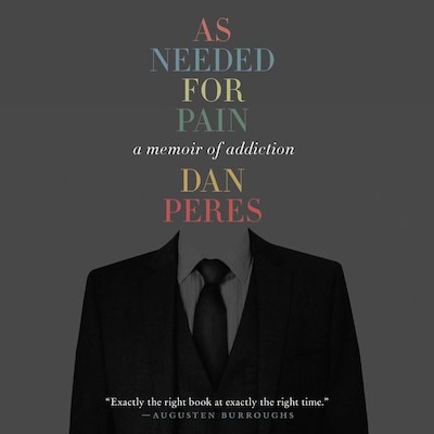As Needed for Pain – omslag til lydbogen af Dan Peres