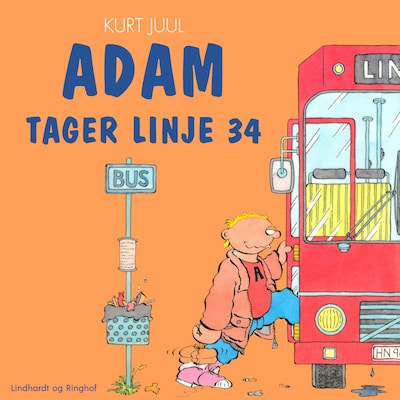 Adam tager linje 34 – omslag til lydbogen af Kurt Juul