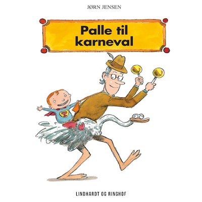 Palle til karneval – omslag til lydbogen af Jørn Jensen