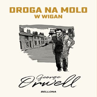 Droga na molo w Wigan – okładka audiobooka, autor George Orwell