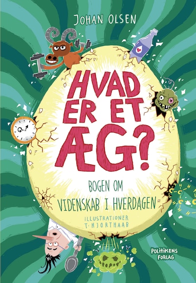 Hvad er et æg? – omslag til lydbogen af Johan Olsen