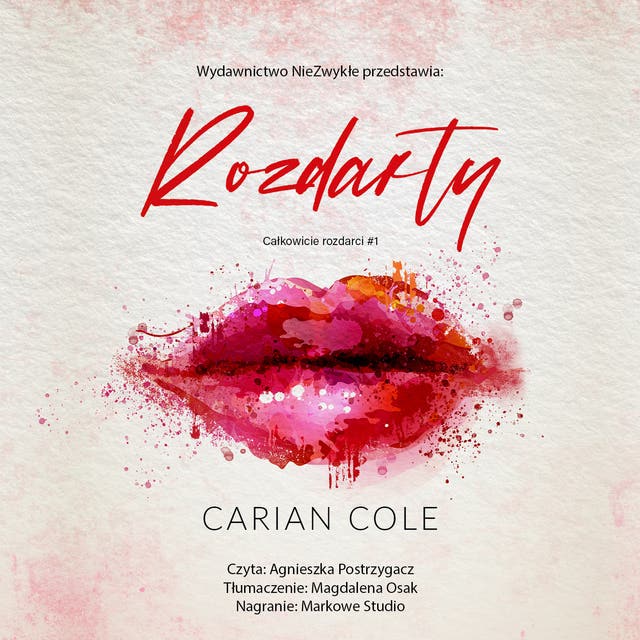 Rozdarty – okładka audiobooka, autor Carian Cole