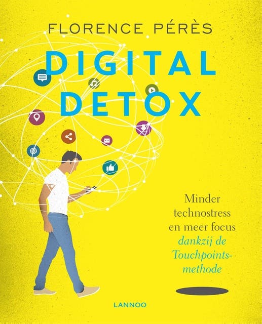 Digital detox: minder technostress en meer focus dankzij de Touchpoints-methode – omslag van het luisterboek van Florence Pérès