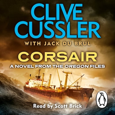Corsair – omslag til lydbogen af Clive Cussler, Jack du Brul