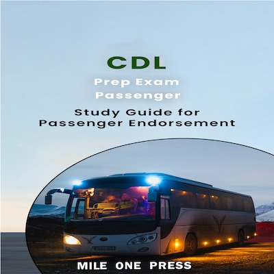 CDL Prep Exam Passenger – omslag til lydbogen af Mile One Press