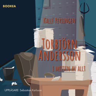 Torbjörn Andersson i mitten av allt – omslag till ljudboken av Kalle Persingen