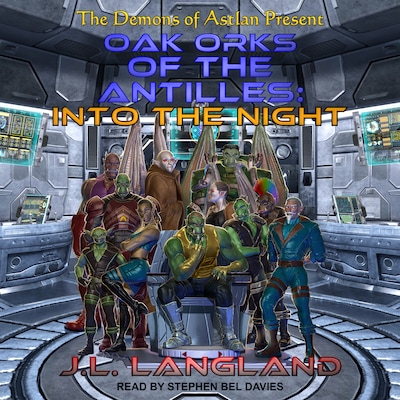 Oak Orks of the Antilles – omslag til lydbogen af J. L. Langland