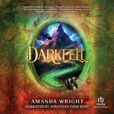 Darkfell – omslag til lydbogen af Amanda Wright
