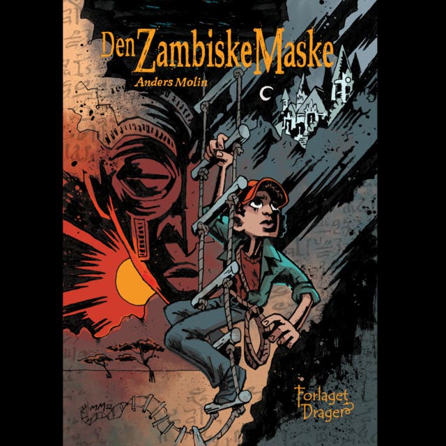 Den Zambiske Maske – omslag til lydbogen af Anders Molin