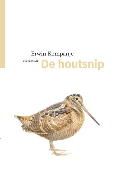 De houtsnip – omslag van het luisterboek van Erwin Kompanje