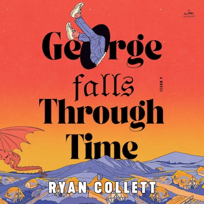 George Falls Through Time – omslag til lydbogen af Ryan Collett