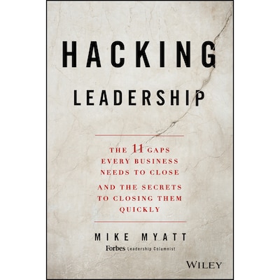 Hacking Leadership – omslag til lydbogen af Mike Myatt