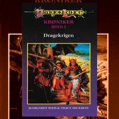 DragonLance Krøniker #5: Dragekrigen – omslag til lydbogen af Margaret Weis, Tracy Hickman