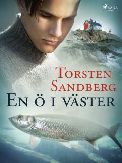 En ö i väster – omslag till ljudboken av Torsten Sandberg