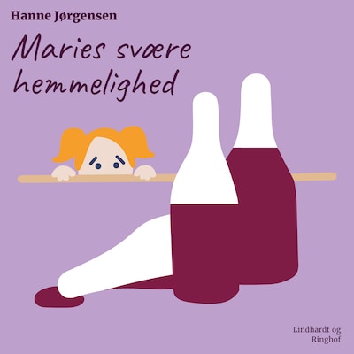 Maries svære hemmelighed – omslag til lydbogen af Hanne Jørgensen