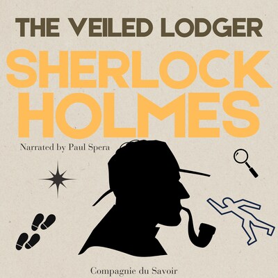 The Veiled Lodger – omslag til lydbogen af Arthur Conan Doyle