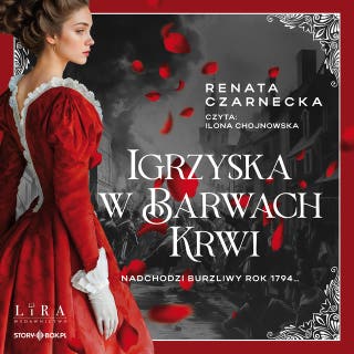 Igrzyska w barwach krwi – okładka audiobooka, autor Renata Czarnecka