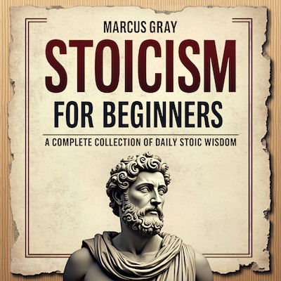 Stoicism for Beginners. A Complete Collection of Daily Stoic Wisdom – omslag til lydbogen af Marcus Gray