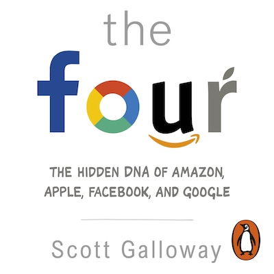 The Four – omslag til lydbogen af Scott Galloway