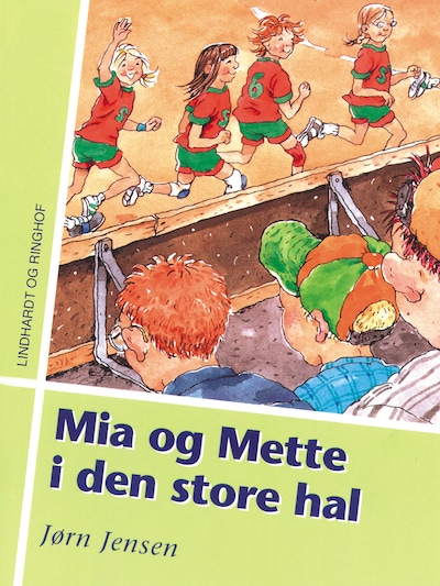 Mia og Mette i den store hal – omslag til lydbogen af Jørn Jensen
