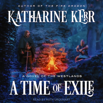 A Time of Exile – omslag til lydbogen af Katharine Kerr