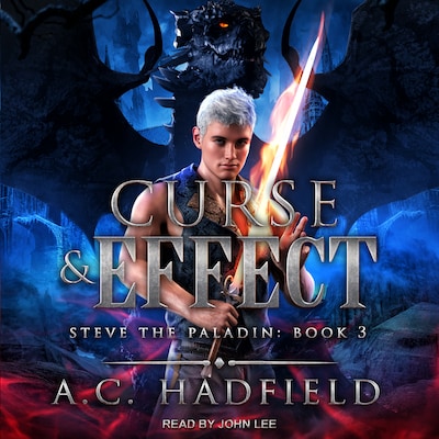 Curse & Effect – omslag til lydbogen af A.C. Hadfield