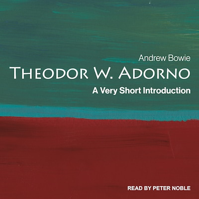 Theodor Adorno – omslag til lydbogen af Andrew Bowie