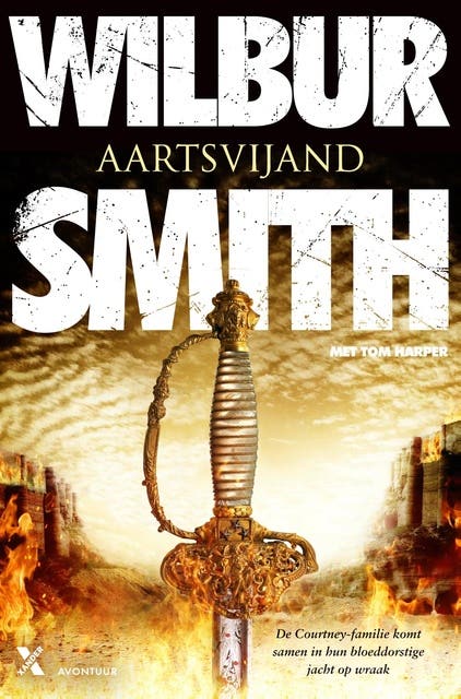 Aartsvijand – omslag van het luisterboek van Tom Harper,Wilbur Smith