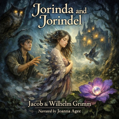 Jorinda and Jorindel – omslag til lydbogen af Jacob Grimm, Wilhem Grimm