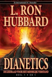 Dianetics: De Leidraad Voor Het Menselijk Verstand – omslag van het luisterboek van L. Ron Hubbard
