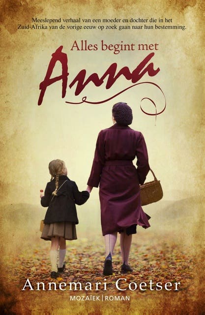 Alles begint met Anna – omslag van het luisterboek van Annemari Coetser